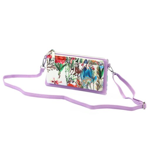 Paolo Bags Z-2031 lila női válltáska, mobiltartó 12 x 19 x 5 cm