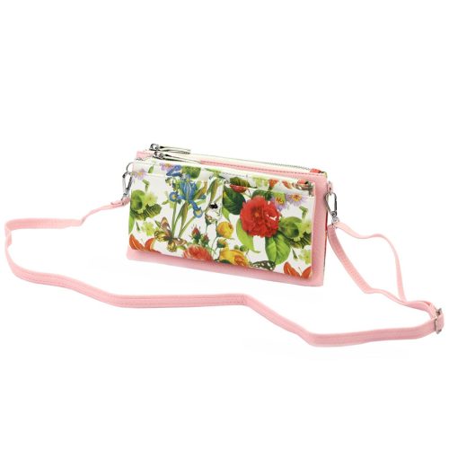 Paolo Bags Z-2031 rózsaszín női válltáska, mobiltartó 12 x 19 x 5 cm