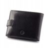 Peterson PTN 380Z 2-1-1 fekete férfi bőr pénztárca 12 x 9.5 x 2.5 cm