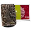 Peterson PTN BS-602 SNAKE fekete bőr női pénztárca 9.5x12.5x3 cm