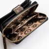 Peterson PTN BS-602 SNAKE fekete bőr női pénztárca 9.5x12.5x3 cm
