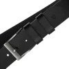 Peterson 042268 PUR fekete férfi rostbőr öv 105 cm