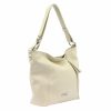 MiaMore 01-045 bézs női bőr válltáska 35 x 30 x 13 cm