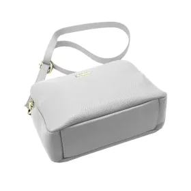   MiaMore 01-046 szürke női bőr oldaltáska 24.5 x 15.5 x 10 cm