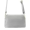 MiaMore 01-046 szürke női bőr oldaltáska 24.5 x 15.5 x 10 cm