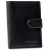 Rovicky R-RM-10L-GCL fekete férfi bőr pénztárca 10 x 13 x 3 cm