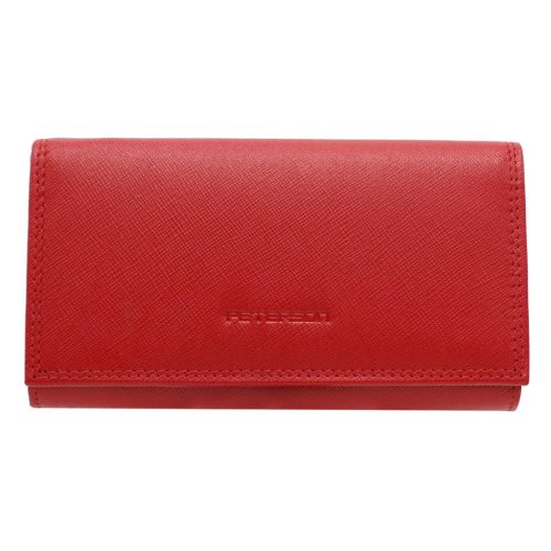 Peterson PTN RD-07-GCLS piros női bőr pénztárca 18.5 x 10 x 3.5 cm