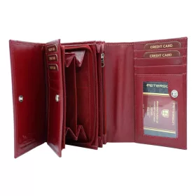 Peterson PTN RD-22-GCL bordó női bőr pénztárca