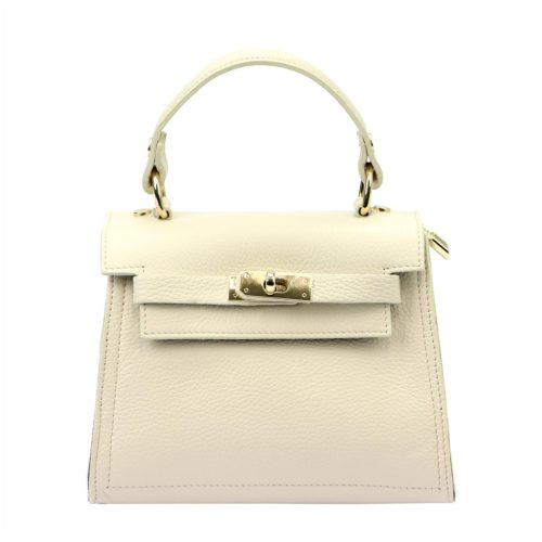 Luka 19-17 MN DOLLARO krém női bőr kézitáska, válltáska  23 x 19 x 12.5 cm
