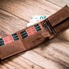 Peterson PTN 304T HUNTER mintás barna férfi valódi bőr pénztárca 12 x 9 x 2.5 cm
