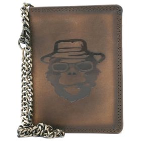 Classic Motorcycles N4C-VIN-14 barna férfi bőr pénztárca