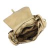 VS 006 taupe női bőr válltáska, oldaltáska 36 x 30 x 14 cm