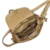 VS 002 taupe női bőr váltáska, oldaltáska 24 x 18 x 11 cm