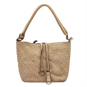   VS 008 krém női bőr kézitáska, oldaltáska 29 x 20 x 14 cm