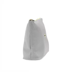   Gregorio COSMETICS-004   szürke női bőr kozmetikai táska 29 x 19 x 10 cm