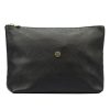 Gregorio COSMETICS-004   fekete női bőr kozmetikai táska 29 x 19 x 10 cm