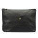 Gregorio COSMETICS-004   fekete női bőr kozmetikai táska 29 x 19 x 10 cm