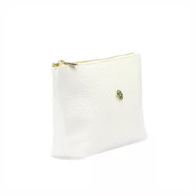  Gregorio COSMETICS-005   fehér női bőr kozmetikai táska 21 x 13 x 8 cm