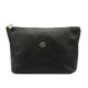 Gregorio COSMETICS-005 fekete női bőr kozmetikai táska 21 x 13 x 8 cm