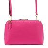 MiaMore 01-043 magenta női bőr válltáska, oldaltáska 26.5 x 16.5 x 8 cm