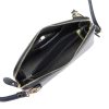 MiaMore 01-043 navy kék női bőr válltáska, oldaltáska 26.5 x 16.5 x 8 cm