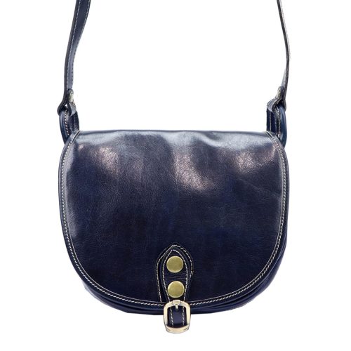 Florence 8863 M navy női bőr válltáska, oldaltáska 26 x 20 x 11 cm