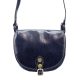 Florence 8863 M navy női bőr válltáska, oldaltáska 26 x 20 x 11 cm