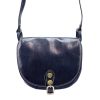 Florence 8863 M navy női bőr válltáska, oldaltáska 26 x 20 x 11 cm