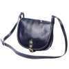 Florence 8863 M navy női bőr válltáska, oldaltáska 26 x 20 x 11 cm