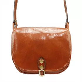   Florence barna női bőr válltáska, crossbody 30 x 26 x 12 cm