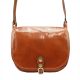 Florence barna női bőr válltáska, crossbody 30 x 26 x 12 cm