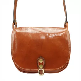   Florence barna női bőr válltáska, crossbody 30 x 26 x 12 cm