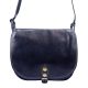 Florence 8863 navy női bőr válltáska, oldaltáska 30 x 26 x 12 cm
