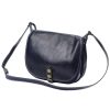 Florence 8863 navy női bőr válltáska, oldaltáska 30 x 26 x 12 cm