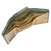 Mato Grosso 0579-30 RFID zöld női bőr pénztárca 12 x 8.5 x 3 cm