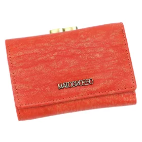   Mato Grosso 0579-50 RFID piros női bőr pénztárca 12 x 8.5 x 3 cm