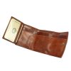 EL FORREST 942-29 RFID barna férfi bőr pénztárca 9.5 x 7.5 x 2.5 cm