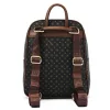 BRICIOLE 4134 fekete női rostbőr hátitáska 11 x 31 x 26 cm