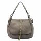 VS 006 taupe női bőr kézitáska, oldaltáska 36 x 30 x 14 cm 