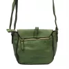VS 002 zöld női bőr oldaltáska 24 x 18 x 11 cm