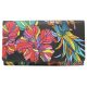 Rovicky R-N22-ART-18 színes virágmintás női bőr pénztárca 18 x 8.5 x 3.5 cm