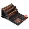 Peterson PTN PL-466.01 fekete-piros női bőr pénztárca 15 x 9 x 3 cm