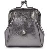 VerMari GM MET-1 női marhabőr pénztárca 7 x 7 x 2 cm