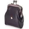VerMari GM MET-1 fekete női marhabőr pénztárca 7 x 7 x 2 cm