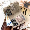 Peterson PTN SM-602 szürke kígyóbőr mintás női bőr pénztárca
