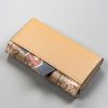 Peterson PTN SM-411 kígyóbőr mintás bézs női valódi bőr pénztárca 18,5 x 9,5 cm