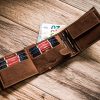 Peterson PTN 304P-03 HUNTER barna férfi bőr pénztárca
