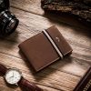 Peterson PTN 304E H barna férfi bőr pénztárca 12 x 9.5 x 2.5 cm