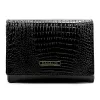 Cavaldi H30-1-RS9 fekete bőr női bőr pénztárca 12,5 x 9,5 cm