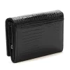 Cavaldi H30-1-RS9 fekete bőr női bőr pénztárca 12,5 x 9,5 cm